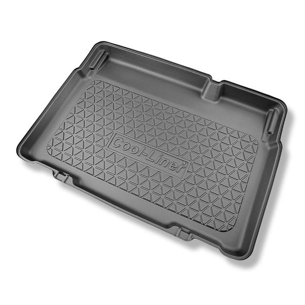 Set Kofferraumschale und angepasste Autoteppiche TPE für: Citroen C3 Aircross I SUV (11.2017-2024) - unterer Kofferraum;Modelle ohne Varioboden;Nicht-Gleitsitze