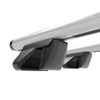 Aluminium-Dachträger für Skoda Roomster (2007-2015) - silbern Dachträger Dachgepäckträger - Reling