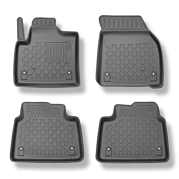 TPE Fußmatten Auto für Land Rover Discovery Sport L550 SUV (2019-....) - schwarz Automatten Autoteppiche - auch mit Hybridantrieb