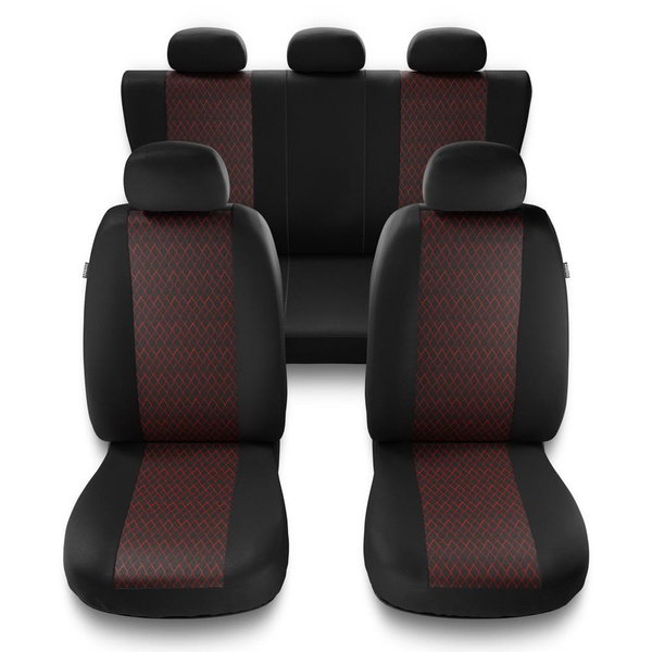 Universal Sitzbezüge Auto für Alfa Romeo 146 (1994-2001) - Autositzbezüge Schonbezüge für Autositze - PF-RD