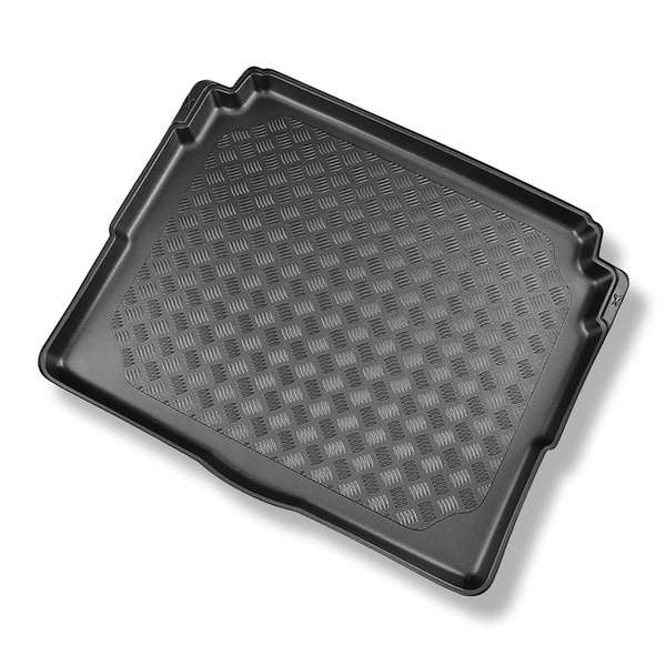 Kofferraumwanne für Peugeot 3008 II SUV (11.2016-....) - Kofferraummatte rutschfest Schutzmatte - untere Ladefläche mit Vorbereitung für den Varioboden; unter / ohne Varioboden (Flex Floor); nicht fuer Hybrid