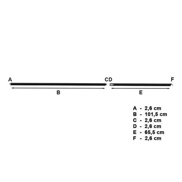 Schwarze Auto Seitenschutzleisten Mazda Cx-7 SUV (2006-2009) - (Länge: 1015mm; 655mm)