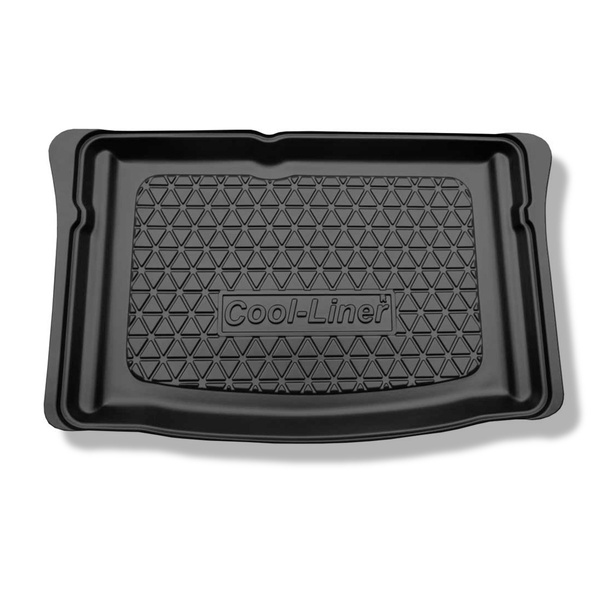 Kofferraumwanne für Skoda Citigo Hatchback (10.2011-2019) - Kofferraummatte rutschfest Schutzmatte - vertiefte Ladeflaeche; nicht für Skoda Citigo-e IV