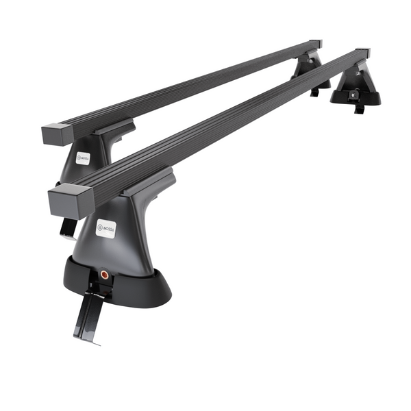 Stahl-Dachträger für Alfa Romeo 166 (2004-2007) - schwarz Dachträger Dachgepäckträger - ohne Montagelemente