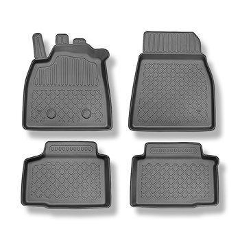 TPE Fußmatten Auto für Dacia Duster III SUV (06.2024-....) - schwarz Automatten 