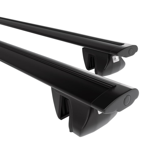 Aluminium-Dachträger für Volkswagen Touran (2010-2014) - schwarz Dachträger Dachgepäckträger - reling