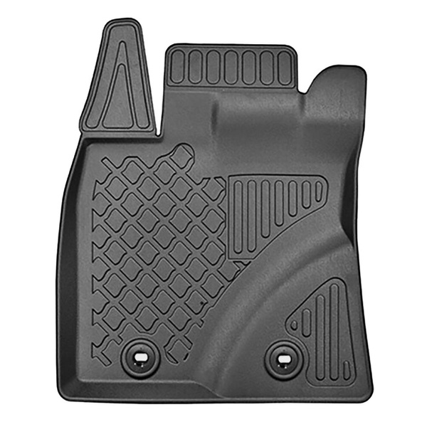 Set Kofferraumschale und angepasste Autoteppiche TPE für: Toyota Avensis III Kombi (01.2009-08.2018) - auch für Modelle mit Befestigungsschienen;Nischen entfernbar