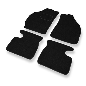 Fußmatten Auto für Daewoo Matiz Hatchback (1998-2008) - schwarze Automatten Auto