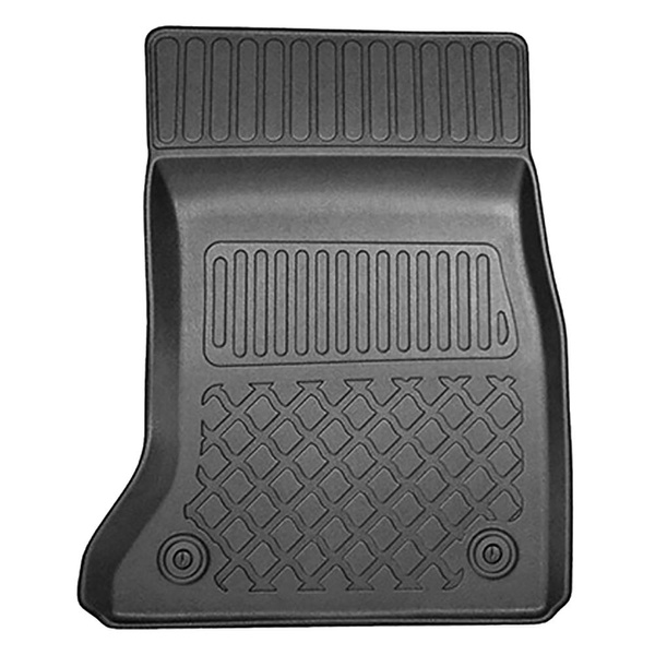 Set Kofferraumschale und angepasste Autoteppiche TPE für: BMW 5er F10 Limousine (2013-01.2017) - X-drive;vordere Sitzabstandsführungen (hinten) 365mm