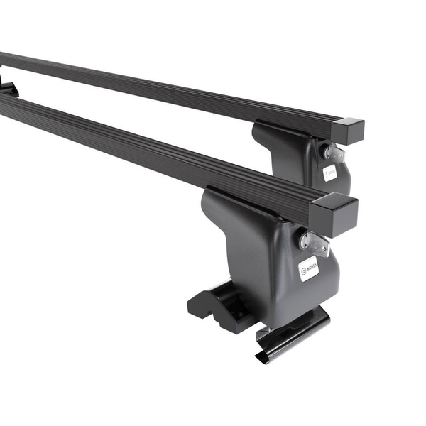 Stahl-Dachträger für Nissan Terrano R20 mk II (2003-2006) - schwarz Dachträger Dachgepäckträger - ohne Montagelemente