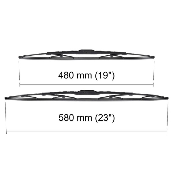 Vordere Scheibenwischer für Fiat Brava Hatchback (10.1995-12.2001) - Wischerblätter Standard