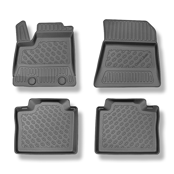 TPE Fußmatten Auto für Renault Rafale SUV (10.2024-....) - schwarz Automatten Autoteppiche - ohne dritte Sitzreihe