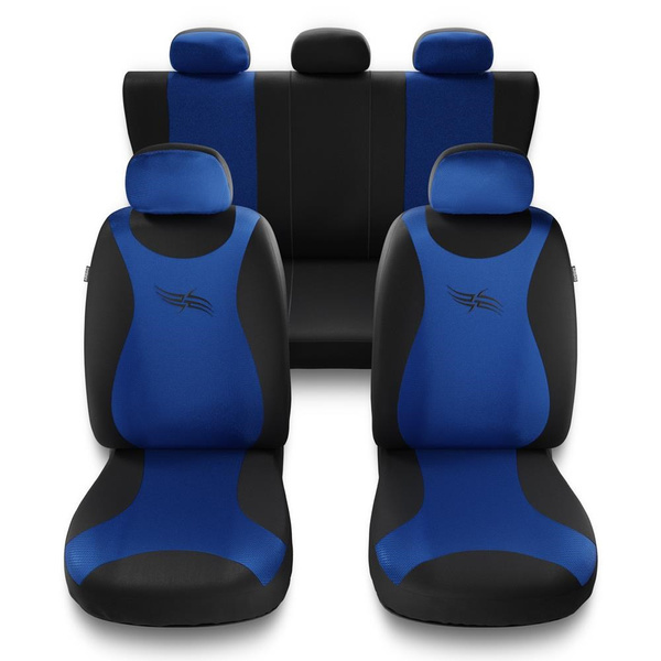 Universal Sitzbezüge Auto für Alfa Romeo 146 (1994-2001) - Autositzbezüge Schonbezüge für Autositze - TR-BL