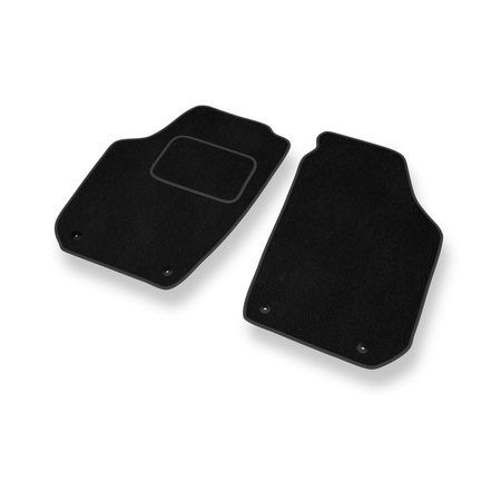 Fußmatten Auto für Skoda Roomster I (2006-2015) - Premium Velours schwarze Automatten Autoteppiche