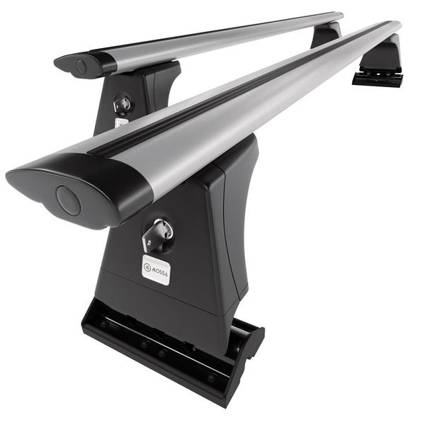 Aluminium-Dachträger für Peugeot 207 (2006-2012) - silbern Dachträger Dachgepäckträger - Montagepunkte