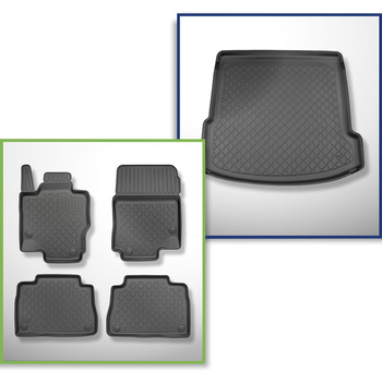 Set Kofferraumschale und angepasste Autoteppiche TPE für: Mercedes-Benz GLE C167