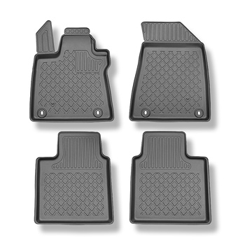 TPE Fußmatten Auto für MG HS II Plug-In-Hybrid SUV (10.2024-....) - schwarz Auto