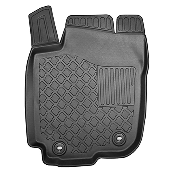 TPE Fußmatten Auto für Toyota RAV4 IV SUV (03.2013-12.2018) - schwarz Automatten Autoteppiche