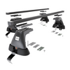 Stahl-Dachträger für Volkswagen Passat B8 (2015-2023) - schwarz Dachträger Dachgepäckträger - ohne Montagelemente
