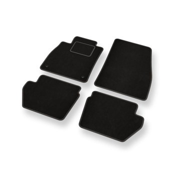 Fußmatten Auto für Ford Fiesta VIII Hatchback (2017-2023) - Premium Velours schw