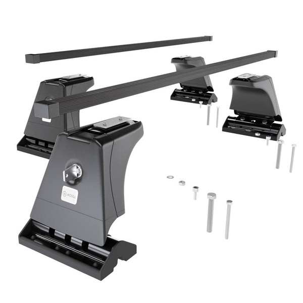 Stahl-Dachträger für Subaru Legacy V (2009-2014) - schwarz Dachträger Dachgepäckträger - Montagepunkte