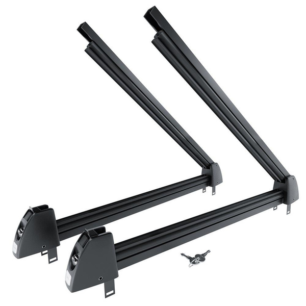 Skiträger auf dem Dachgepäckträger - Ski rack M-7703 - schwarz - für 3 Skipaare oder 2 Snowboards