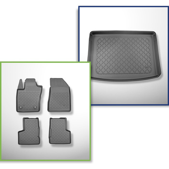 Set Kofferraumschale und angepasste Autoteppiche TPE für: Jeep Renegade 4xe Plug