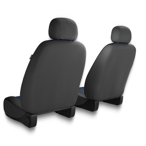 Universal Sitzbezüge Auto für Peugeot 108 (2014-2017) - Autositzbezüge Schonbezüge für Autositze - 2XL-BL