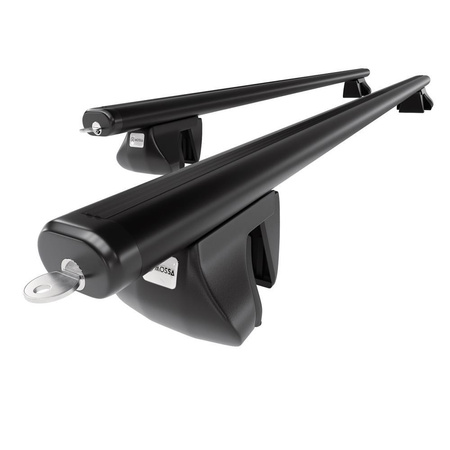 Aluminium-Dachträger für Volkswagen Golf Plus mk VI (2009-2014) - schwarz Dachträger Dachgepäckträger - reling