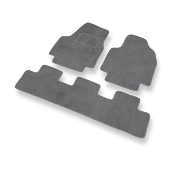 Fußmatten Auto für Fiat Scudo I Kombi (1995-2007) - Premium Velours graue Automa