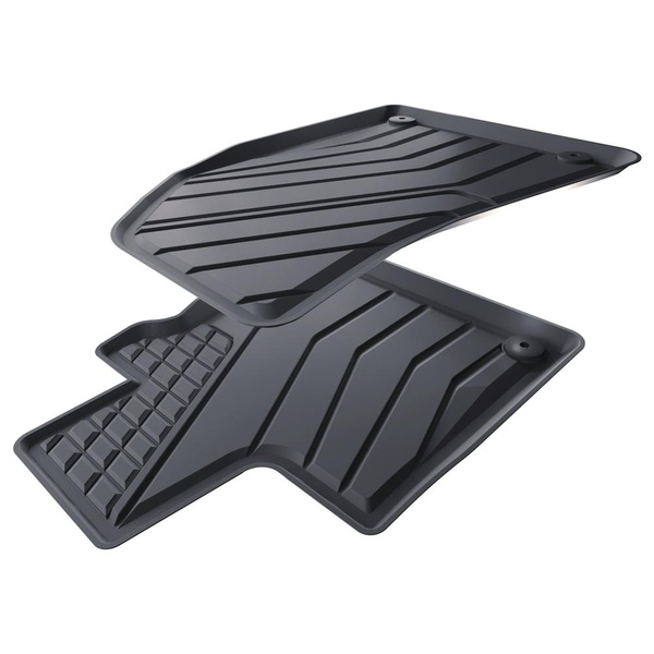 TPE Fußmatten Auto für MG HS SUV (2024-....) - schwarz Automatten Autoteppiche