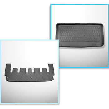 Set Kofferraumschale und angepasste Autoteppiche TPE für: Ford Tourneo Custom Va