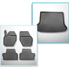 Set Kofferraumschale und angepasste Autoteppiche TPE PREMIUM für: Volvo XC60 I SUV (10.2008-06.2017)