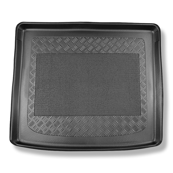 Kofferraumwanne für Audi Q3 F3 SUV (08.2018-....) - Kofferraummatte rutschfest Schutzmatte - Ladeboden oben (gerade Ladefläche); Varioboden im hoechsten Ebene; auch für die Quattro-Version