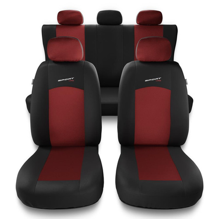 Universal Sitzbezüge Auto für Peugeot 407 (2004-2011) - Autositzbezüge Schonbezüge für Autositze - S-RD