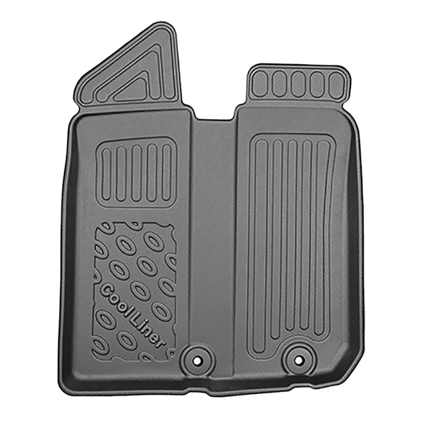TPE Fußmatten Auto für Dacia Spring BBG SUV (03.2021-2024) - schwarz Automatten Autoteppiche