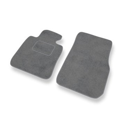 Fußmatten Auto für BMW 3er V F30 Limousine (2012-2018) - Premium Velours graue Automatten Autoteppiche