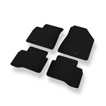 Fußmatten Auto für Kia Niro I Crossover (2016-2022) - schwarze Automatten Autote
