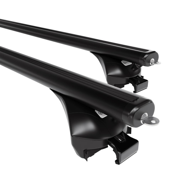 Aluminium-Dachträger für Volkswagen Touran III MPV (2015-....) - Reling - schwarz Dachträger Dachgepäckträger