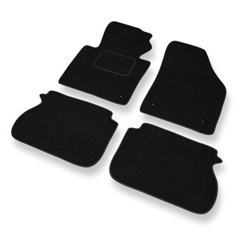 Fußmatten Auto für Volkswagen Caddy III Cargo (2004-2015) - schwarze Automatten 