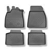 TPE Fußmatten Auto für Dacia Bigster Full Hybrid (hybrid 155) SUV (03.2025-....) - schwarz Automatten Autoteppiche