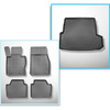 Set Kofferraumschale und angepasste Autoteppiche TPE für: BMW 3er F31 Touring (12.2012-02.2019) - X-drive