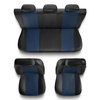 Universal Sitzbezüge Auto für Peugeot 508 I, II (2011-....) - Autositzbezüge Schonbezüge für Autositze - CM-BL