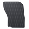 Gummifußmatten Auto für Mitsubishi Outlander III SUV (2012-2022) - Gummimatten Gummi Fußmatten - schwarz - 4 Stk.