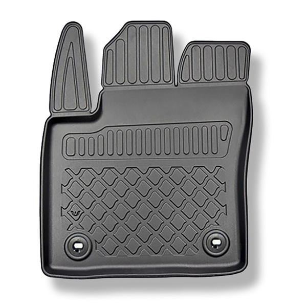 TPE Fußmatten Auto für Toyota C-HR I, II SUV (01.2017-....) - schwarz Automatten Autoteppiche - nicht fuer Plug-in Hybrid