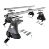 Aluminium-Dachträger für Fiat Grande Punto (2005-2010) - silbern Dachträger Dachgepäckträger - ohne Montagelemente