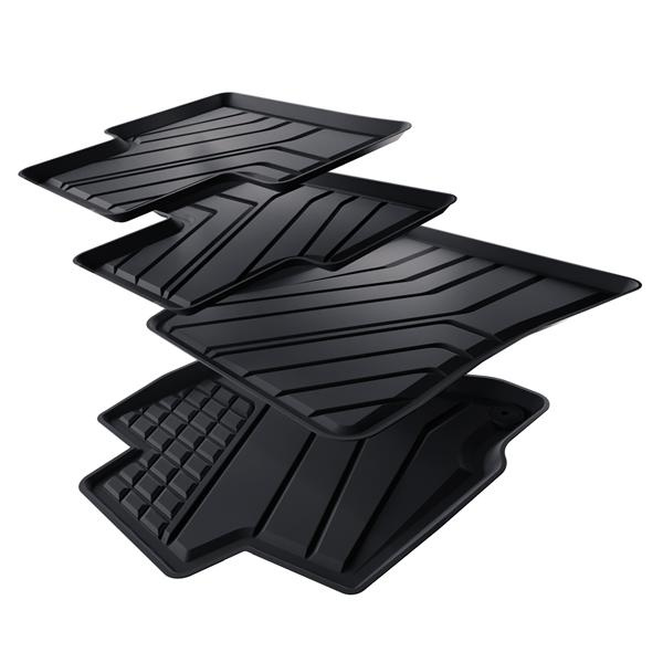 TPE Fußmatten Auto für Opel Astra L Plug-In Hybrid Sports Tourer (2021-....) - schwarz Automatten Autoteppiche