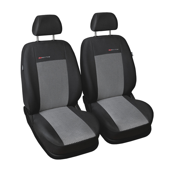 Maßgeschneiderte Sitzbezüge Auto für Peugeot Partner II Van (2008-2018) nur vordere Sitze - zwei einzelne Sitze - Autositzbezüge Schonbezüge für Autositze - E2