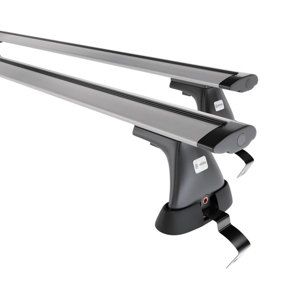 Aluminium-Dachträger für Fiat Grande Punto (2005-2010) - silbern Dachträger Dachgepäckträger - ohne Montagelemente