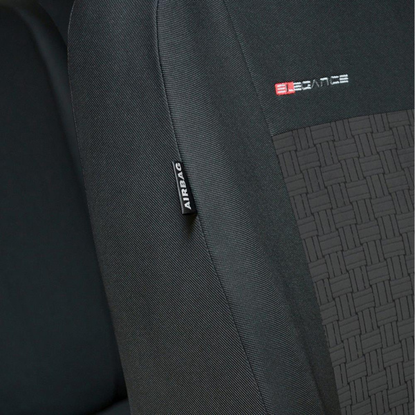Maßgeschneiderte Sitzbezüge Auto für Citroen C1 II Hatchback (2014-2022) - Autositzbezüge Schonbezüge für Autositze - E1